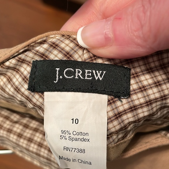 J CREW SIZE 10 Tan Mini Skirt - Picture 6 of 6